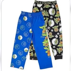 Lego Star Wars Baby Yoda 2 Pack Lounge Pajama Pants Size 6/7